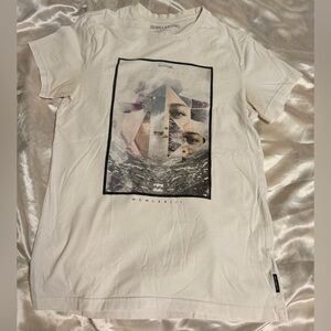 Billabong White Graphic Tee for Men